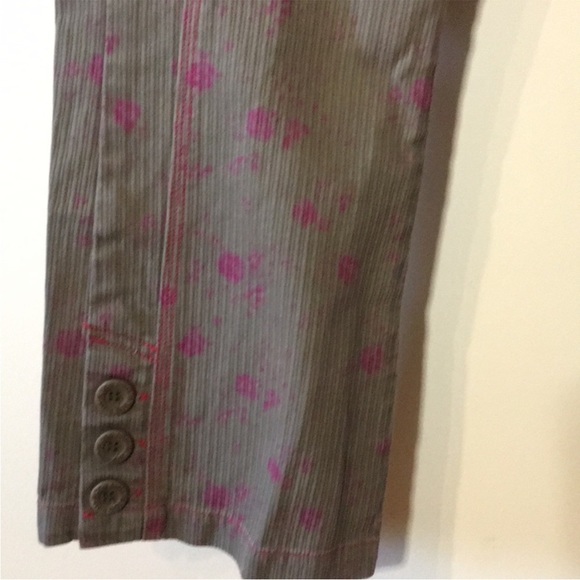 EDC by Esprit Y2K Printed Cargo Capri Cropped Pants Size 36 - Picture 7 of 9